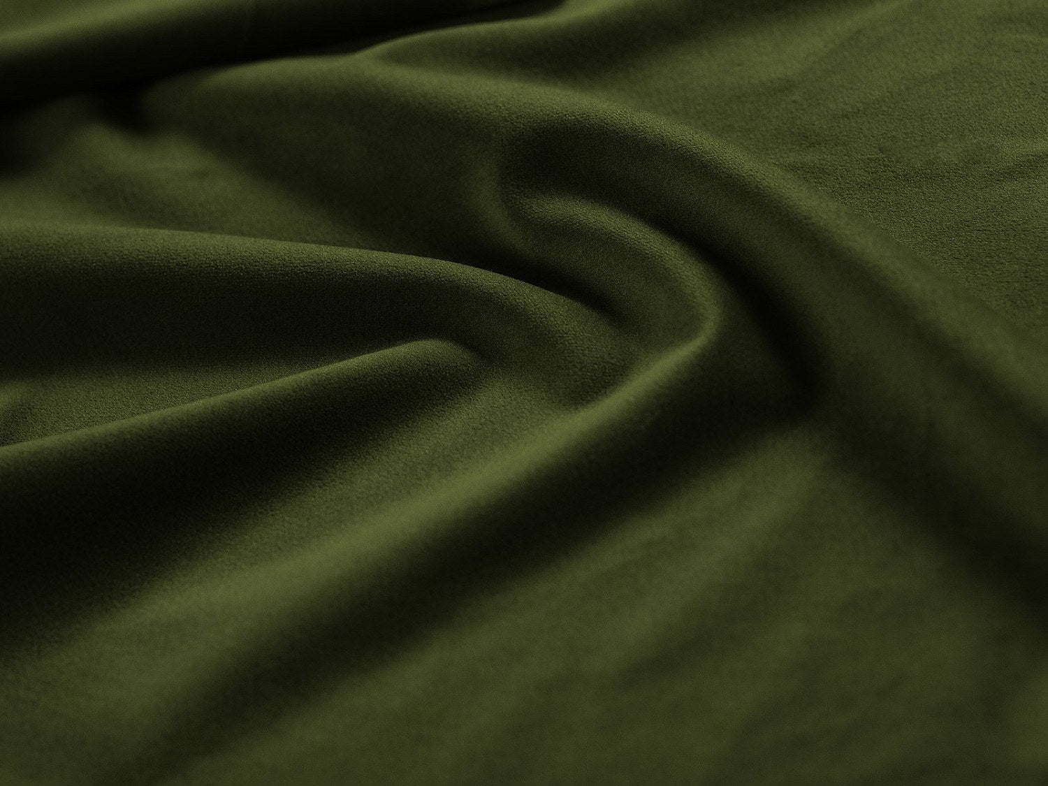 Canapé modulable 3 places vert velours