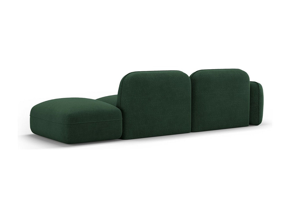 Canapé modulable 3 places vert velours