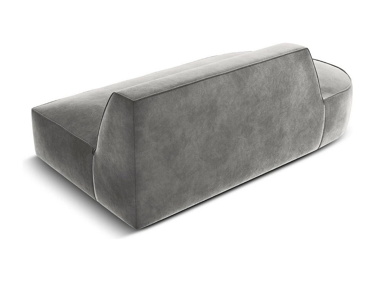 Canapé modulable 2 places gris velours - Charles