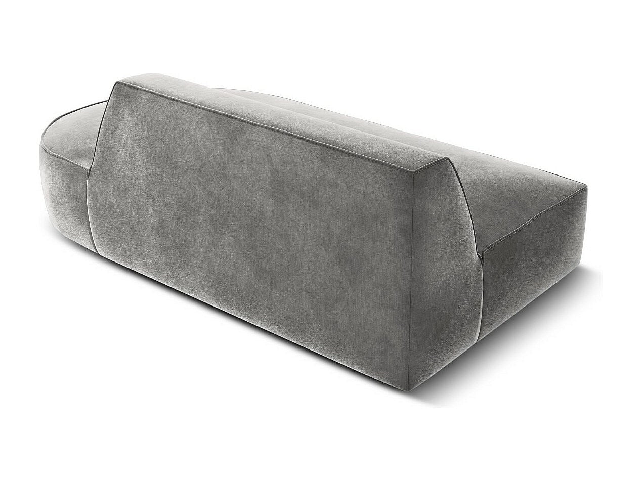 Canapé modulable 2 places gris velours - Charles
