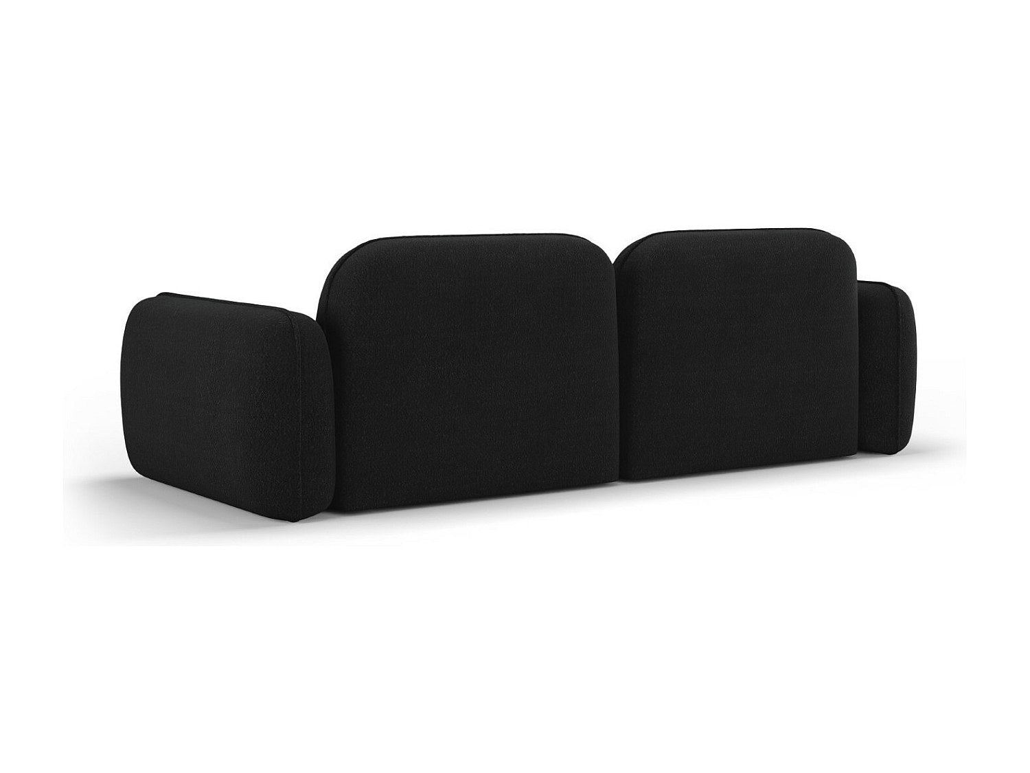 Canapé modulable 3 places gris velours