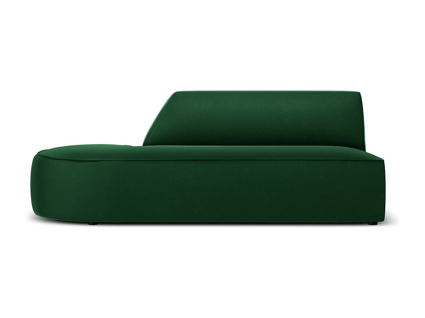 Canapé modulable 2 places vert velours - Charles