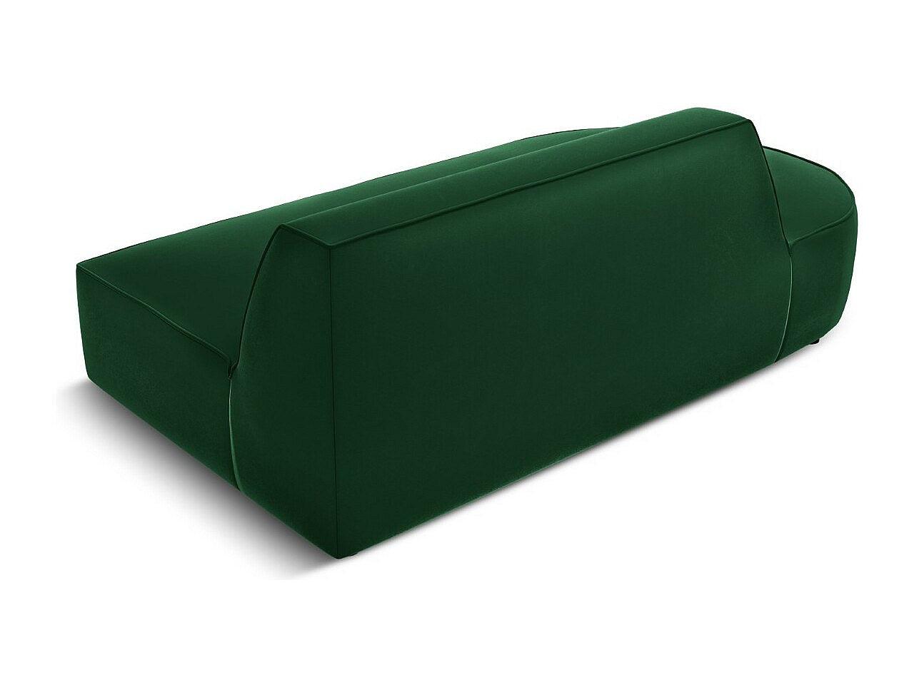 Canapé modulable 2 places vert velours - Charles