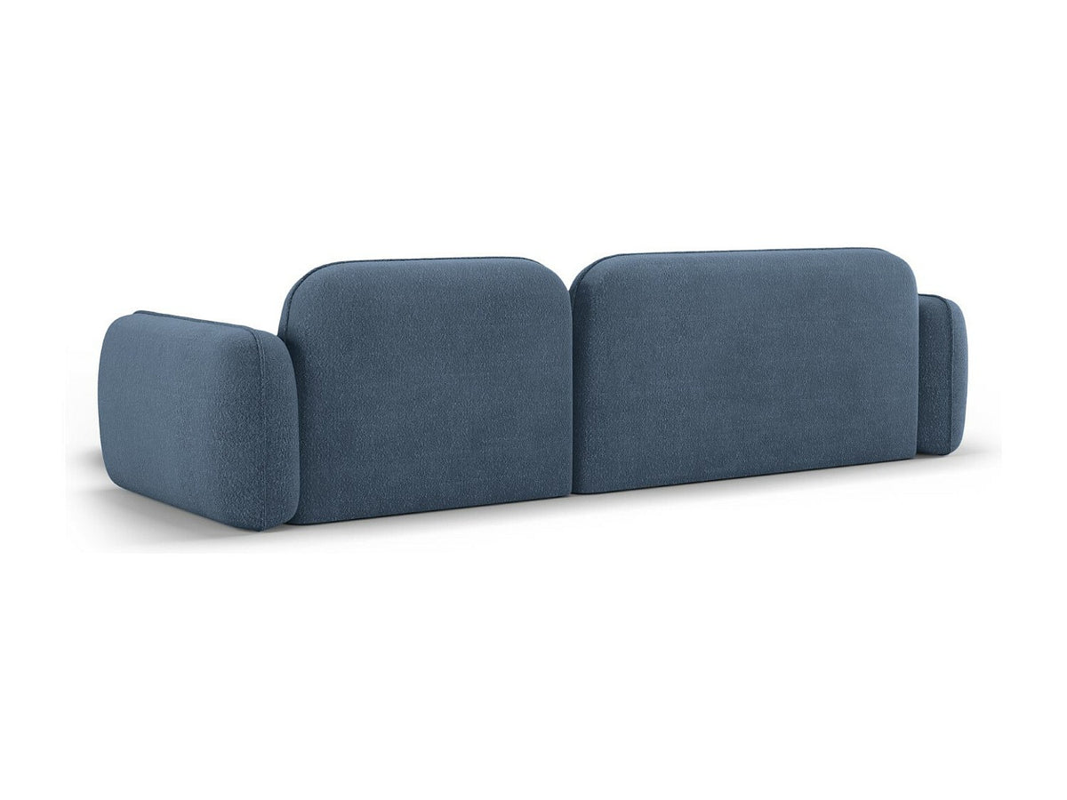 Canapé modulable 4 places bleu velours