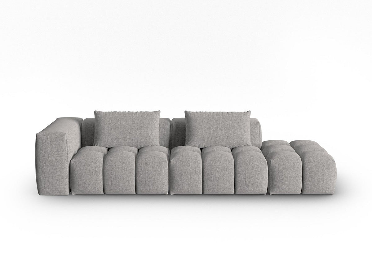 Canapé modulable 3 places beige tissu
