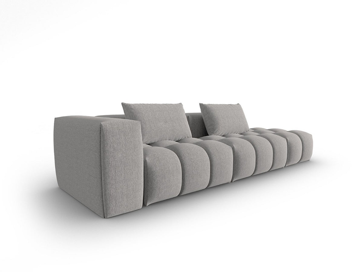 Canapé modulable 3 places beige tissu