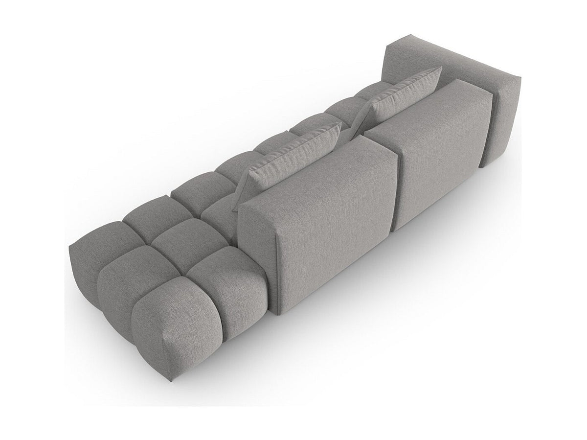 Canapé modulable 3 places beige tissu
