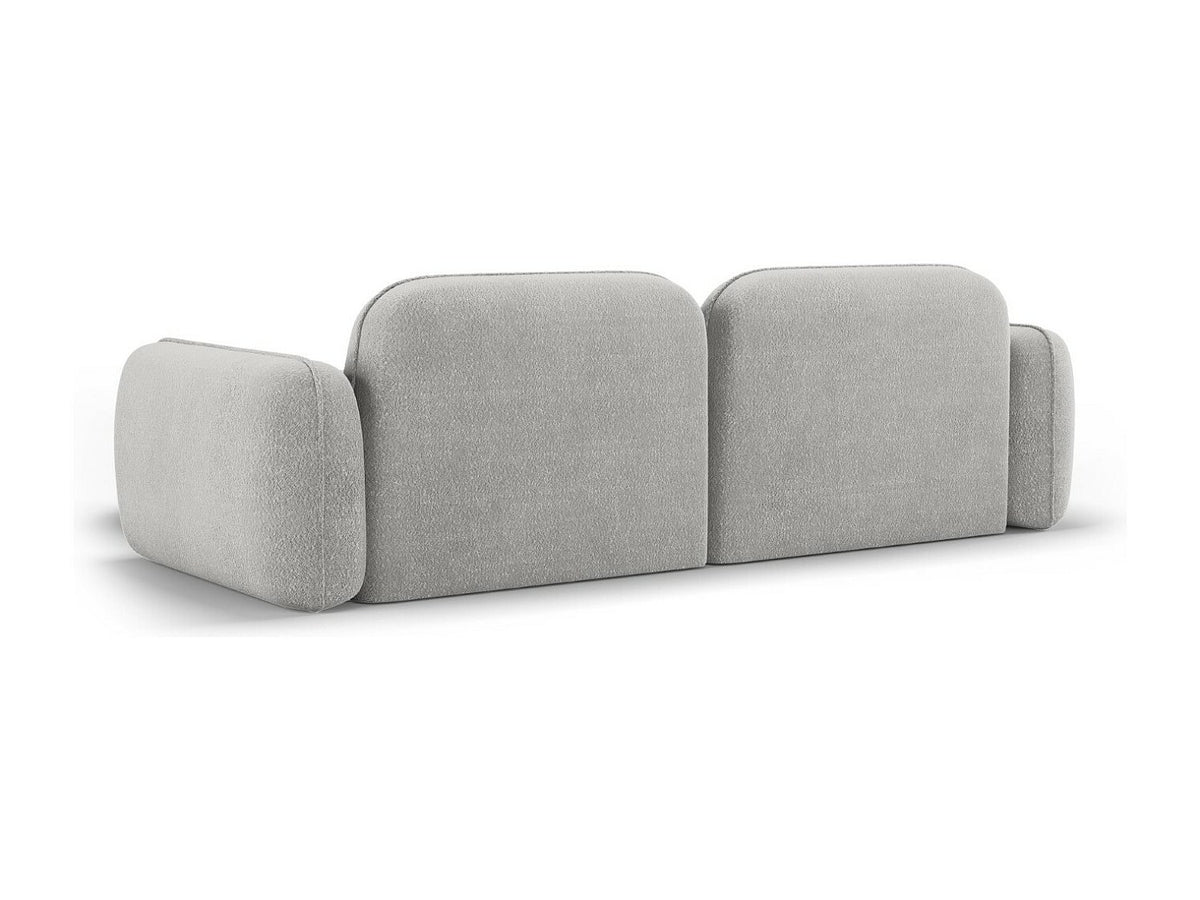 Canapé modulable 3 places gris velours