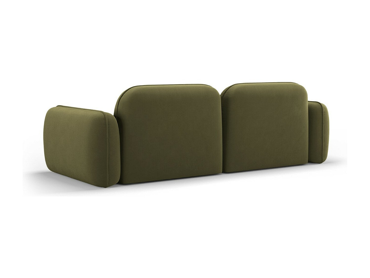 Canapé modulable 3 places vert velours