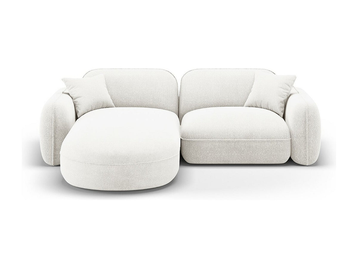 Canapé modulable 3 places beige velours