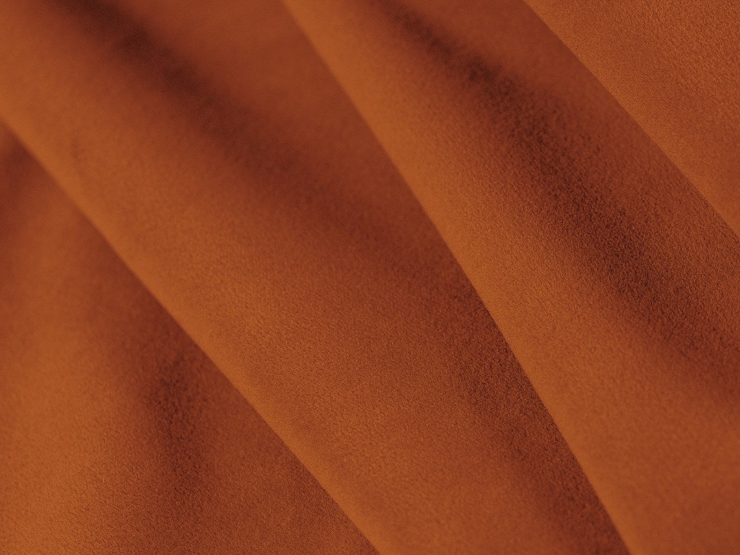 Canapé modulable 4 places orange velours