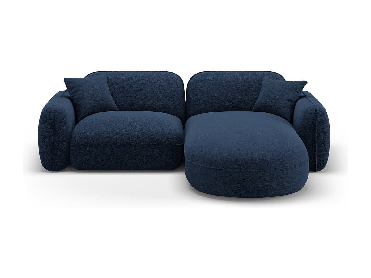 Canapé modulable 3 places bleu velours