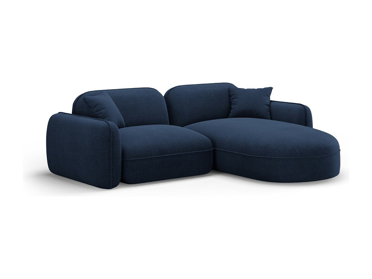 Canapé modulable 3 places bleu velours