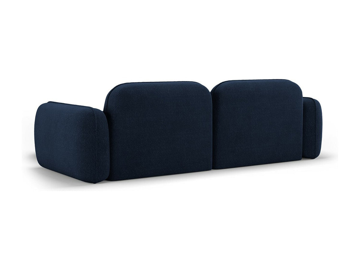 Canapé modulable 3 places bleu velours