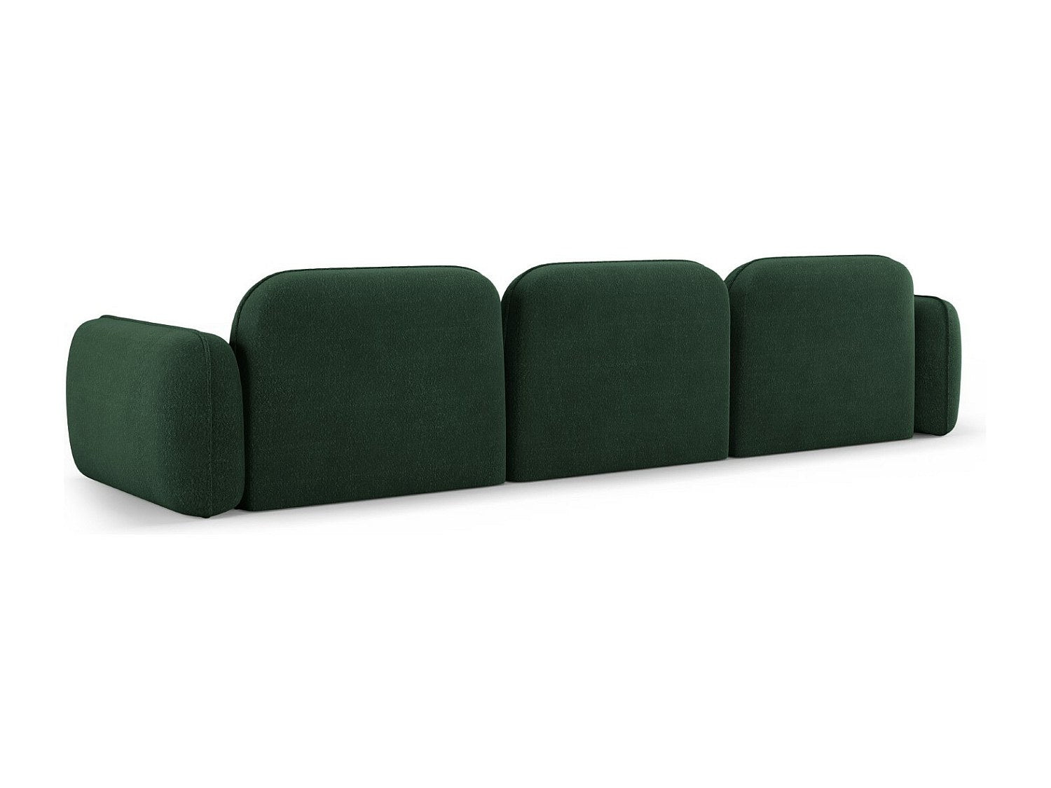 Canapé modulable 4 places vert velours