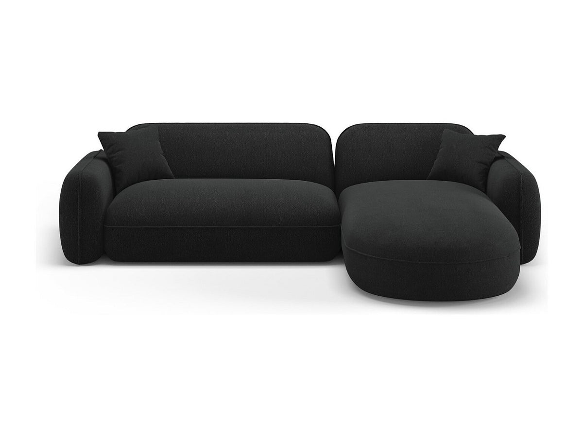 Canapé modulable 4 places gris velours