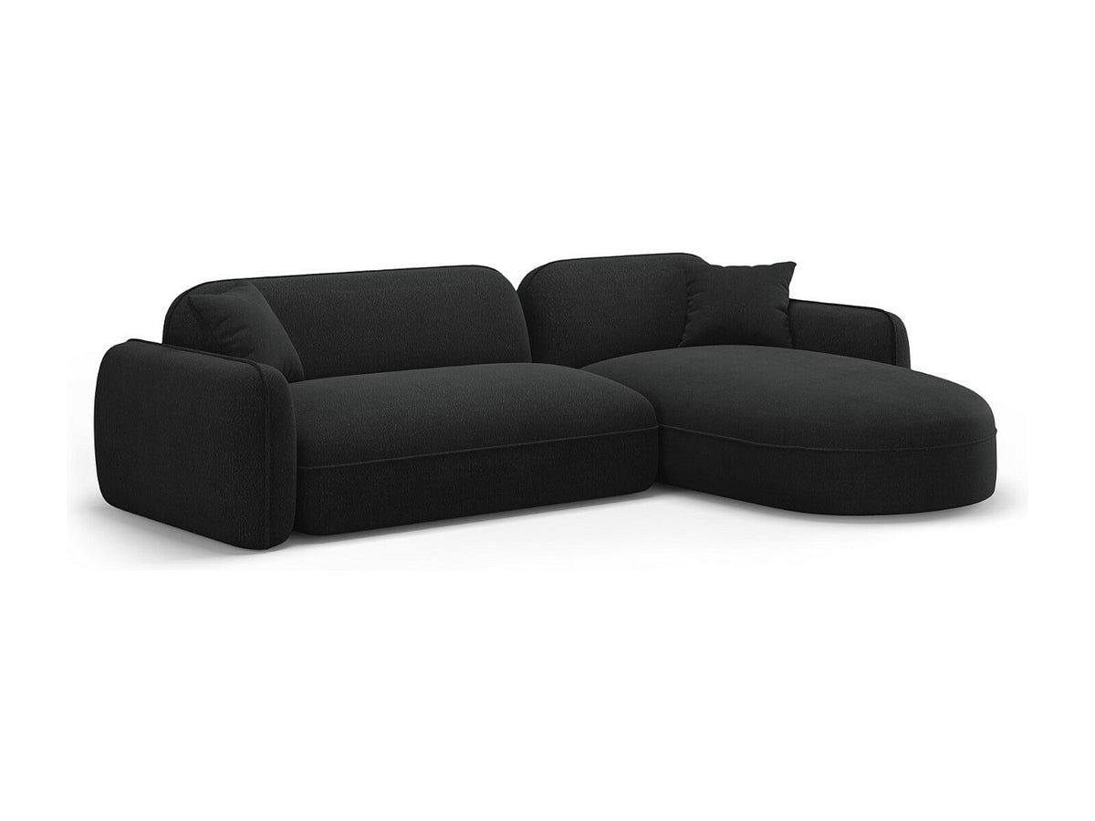 Canapé modulable 4 places gris velours