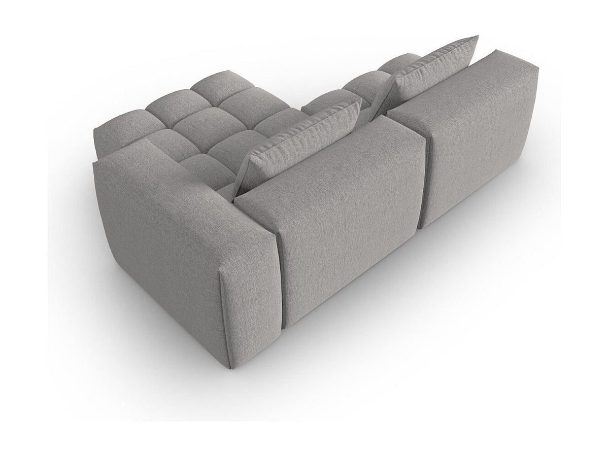 Canapé modulable 3 places beige tissu