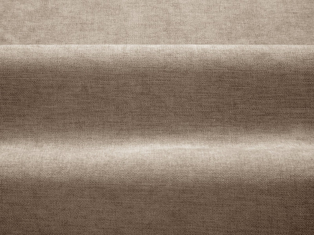Canapé modulable 3 places marron tissu