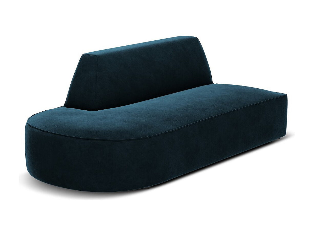 Canapé modulable 2 places vert velours - Charles