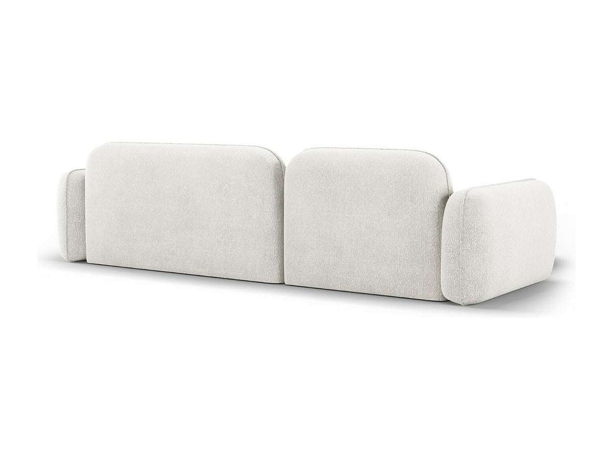 Canapé modulable 4 places beige velours