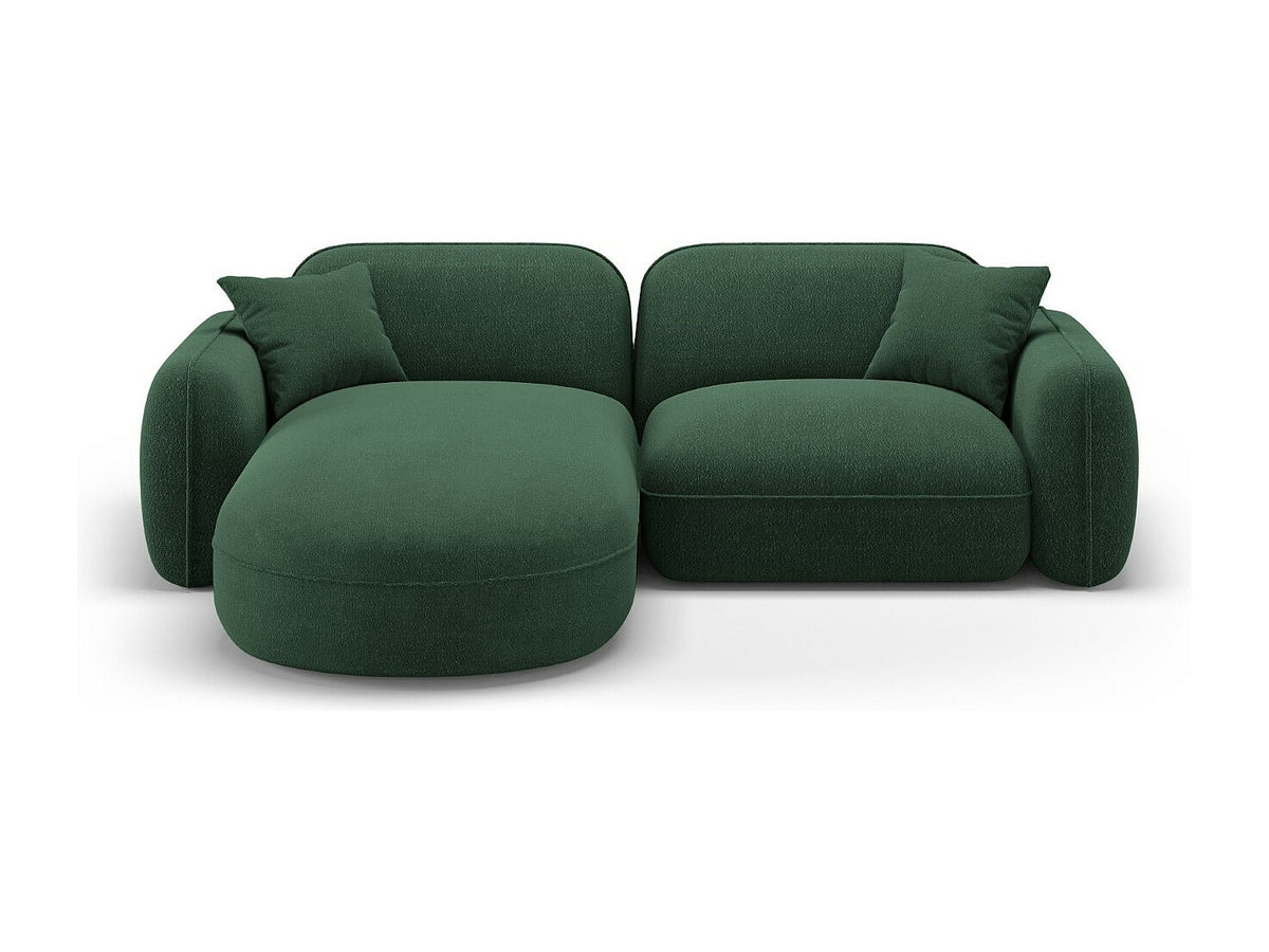 Canapé modulable 3 places vert velours