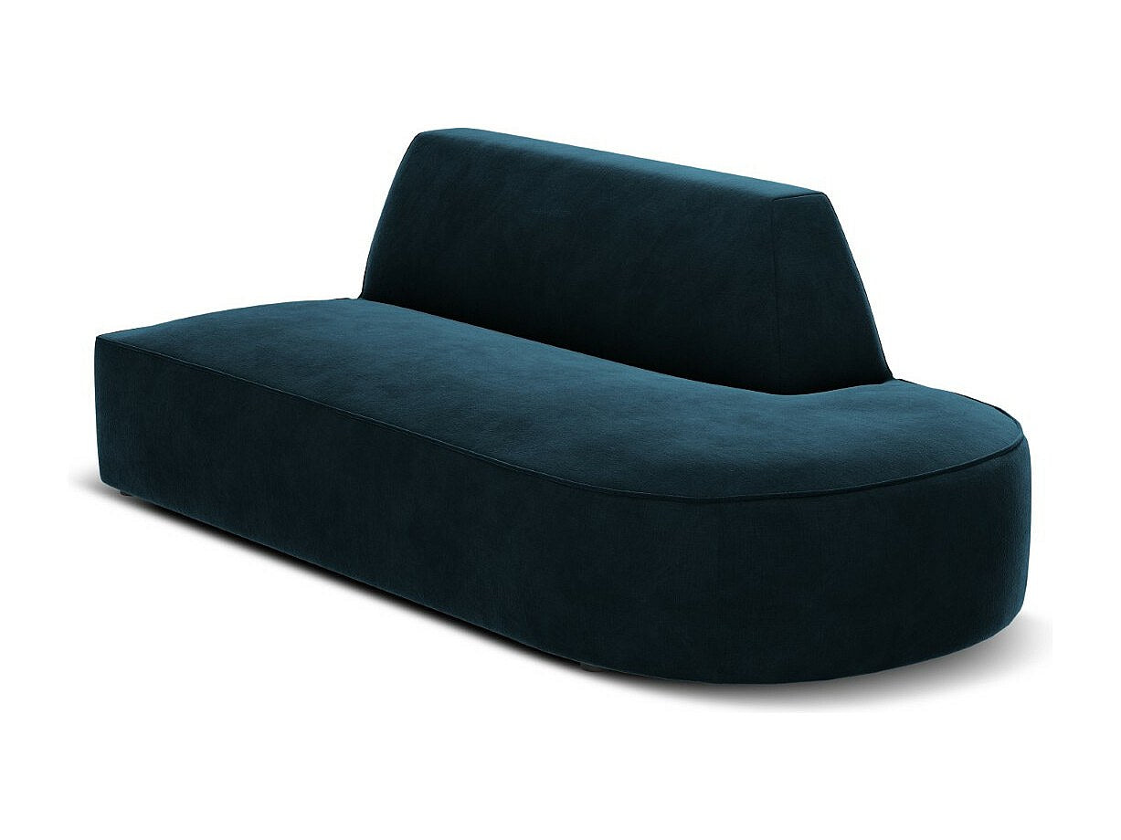 Canapé modulable 2 places vert velours - Charles