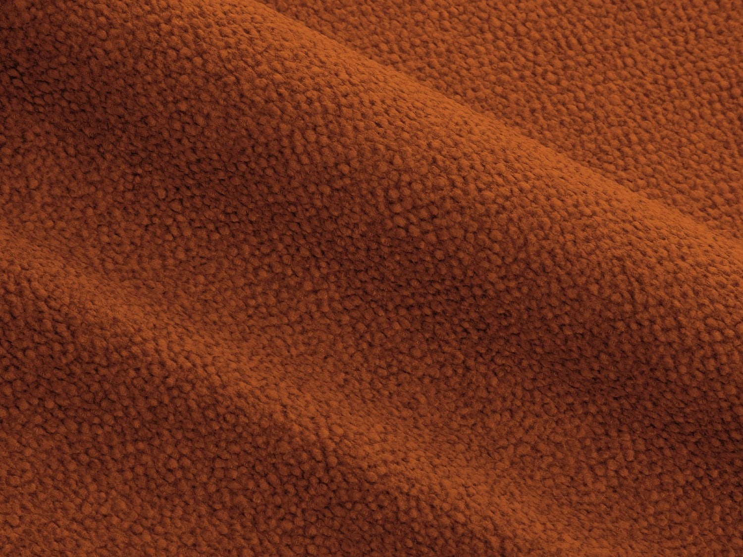 Canapé modulable 3 places orange velours