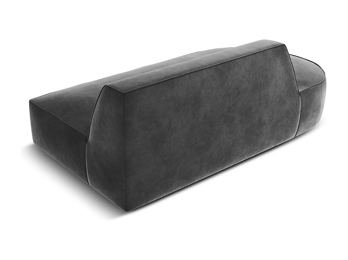 Canapé modulable 2 places gris velours - Charles