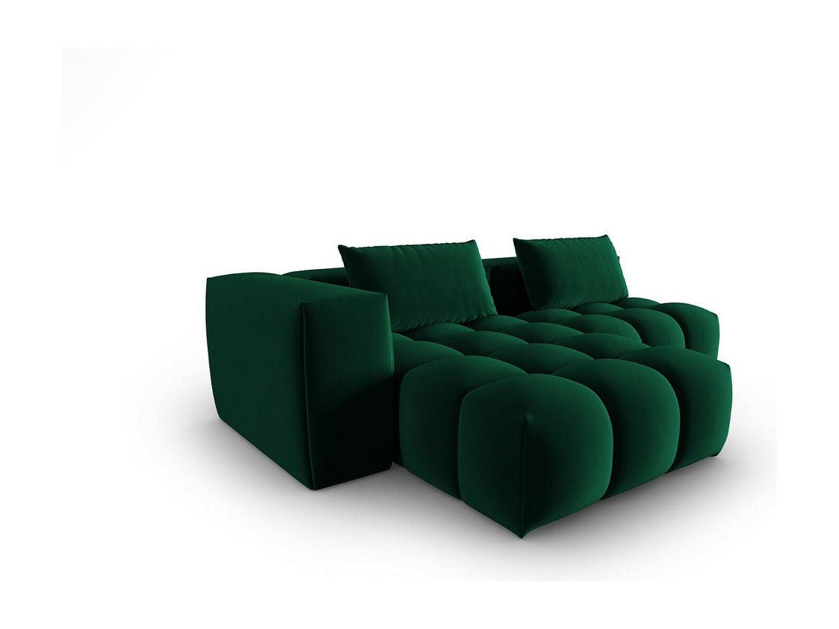 Canapé modulable 3 places vert velours