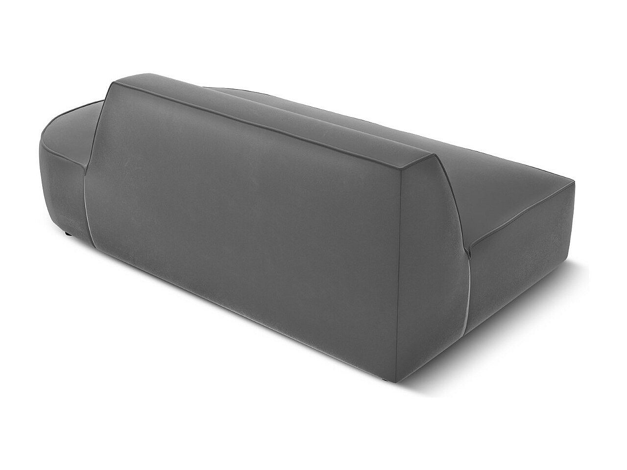 Canapé modulable 2 places gris velours - Charles