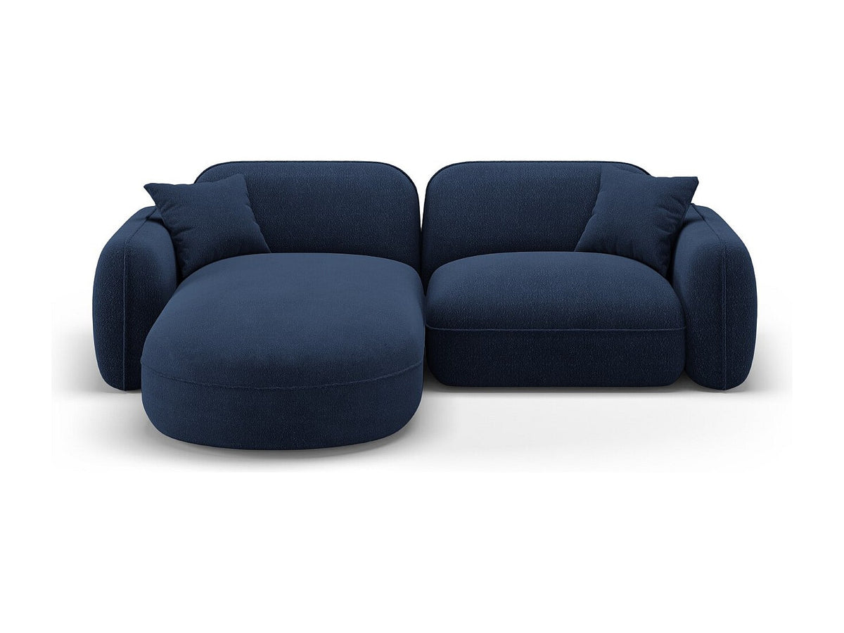 Canapé modulable 3 places bleu velours
