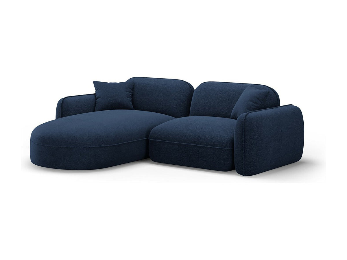 Canapé modulable 3 places bleu velours