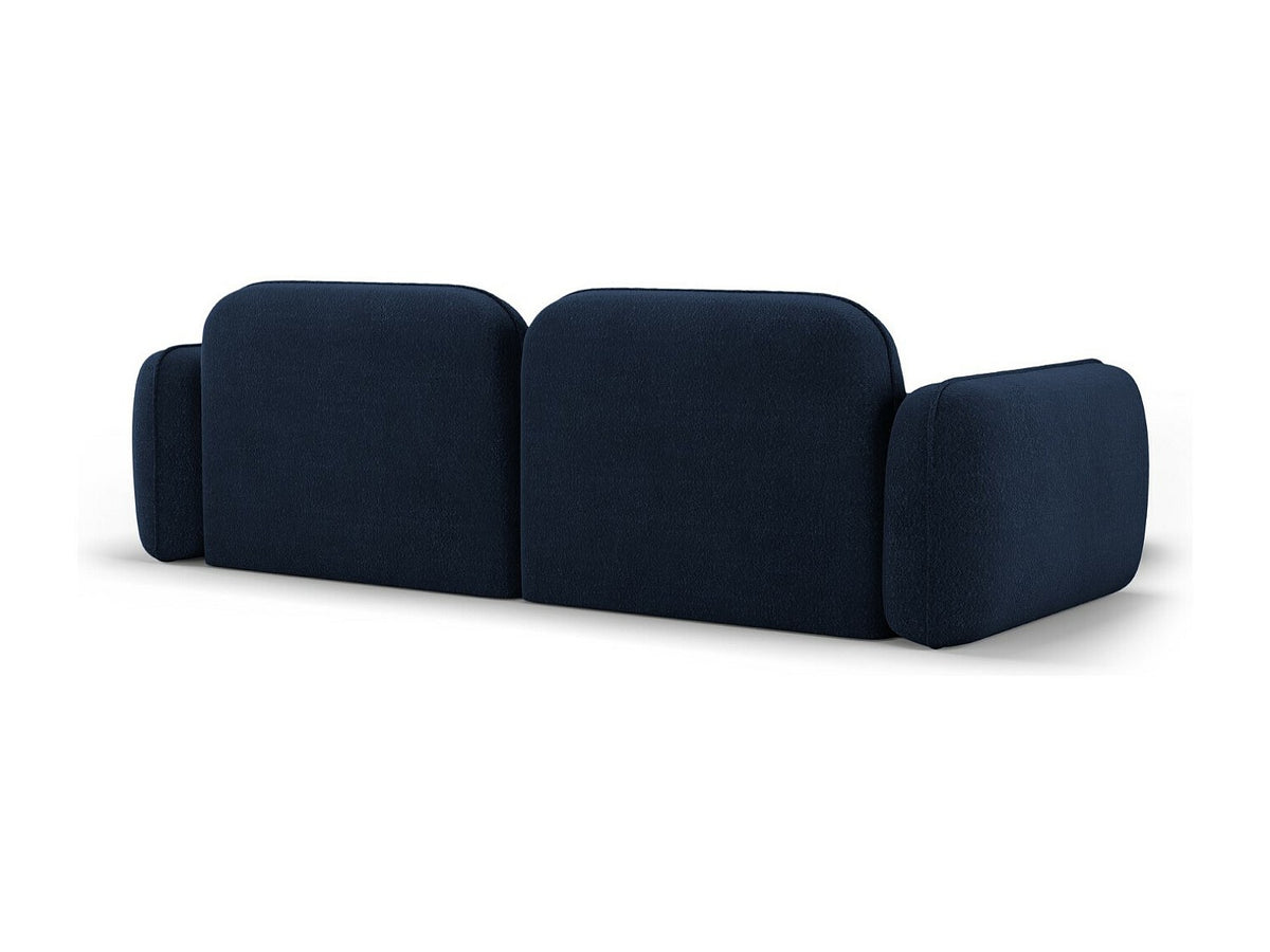 Canapé modulable 3 places bleu velours