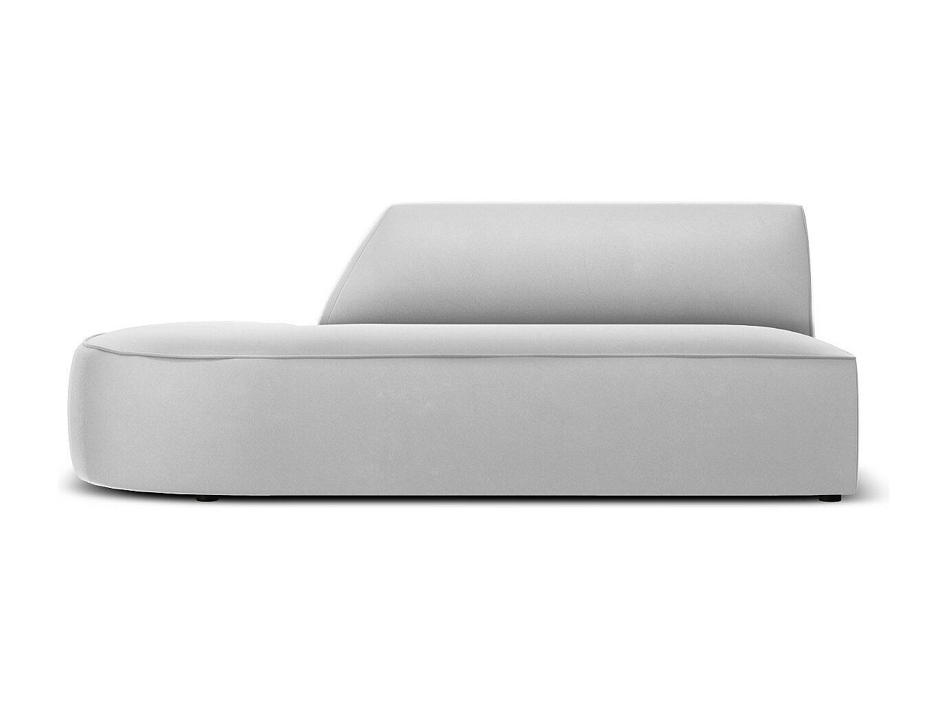 Canapé modulable 2 places gris velours - Charles