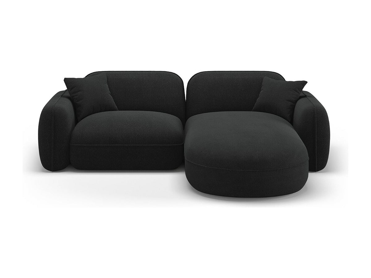 Canapé modulable 3 places gris velours