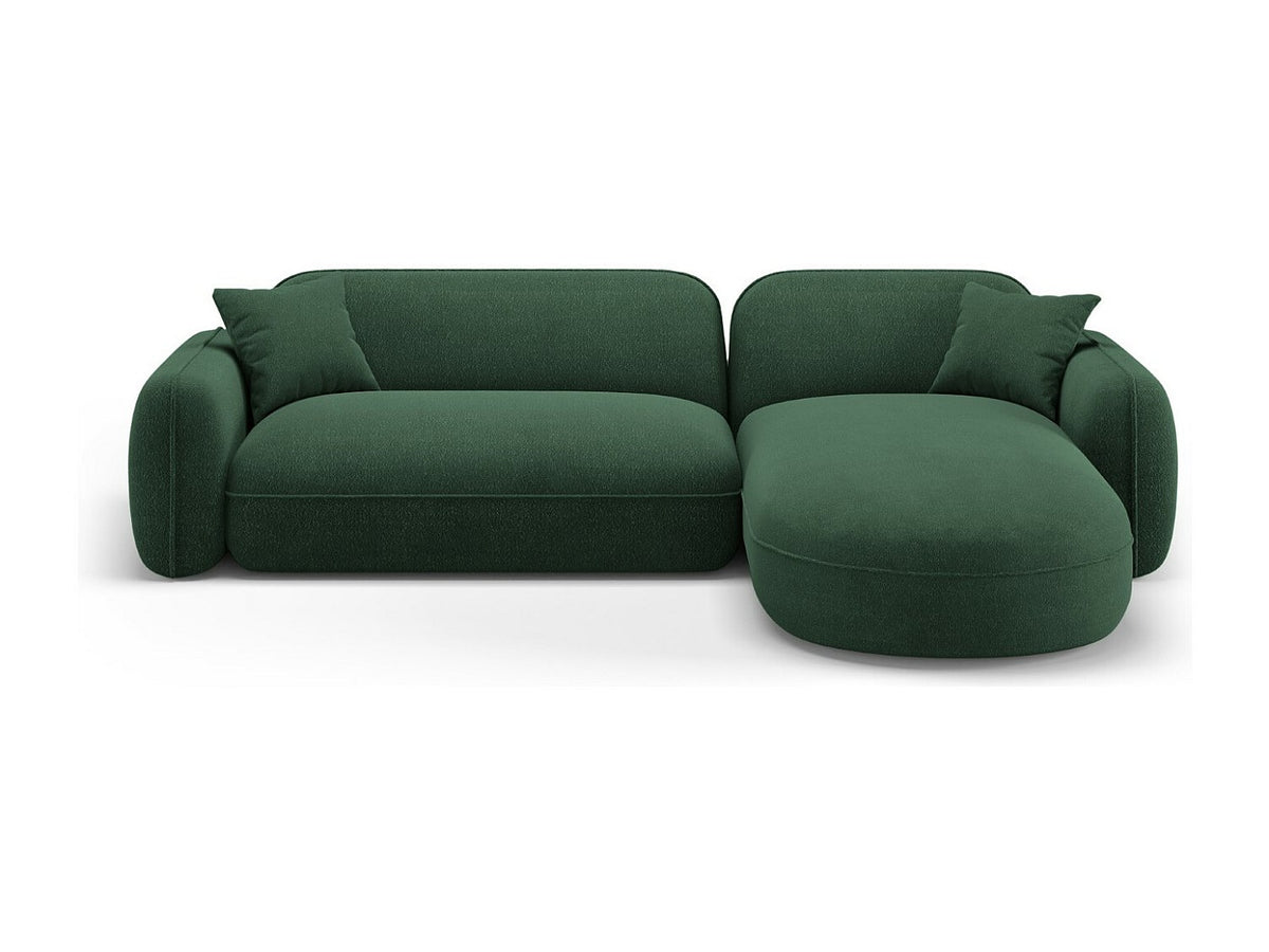 Canapé modulable 4 places vert velours