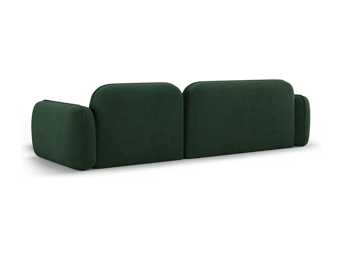 Canapé modulable 4 places vert velours