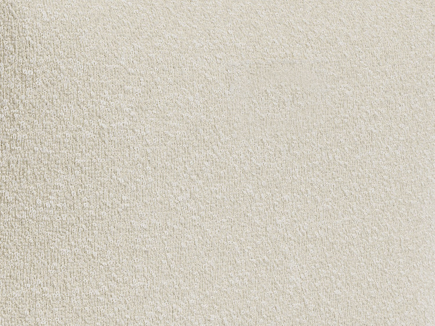 Pouf pour canapé modulable blanc tissu