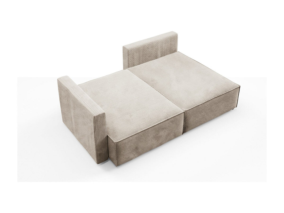 Canapé modulable jaune tissu