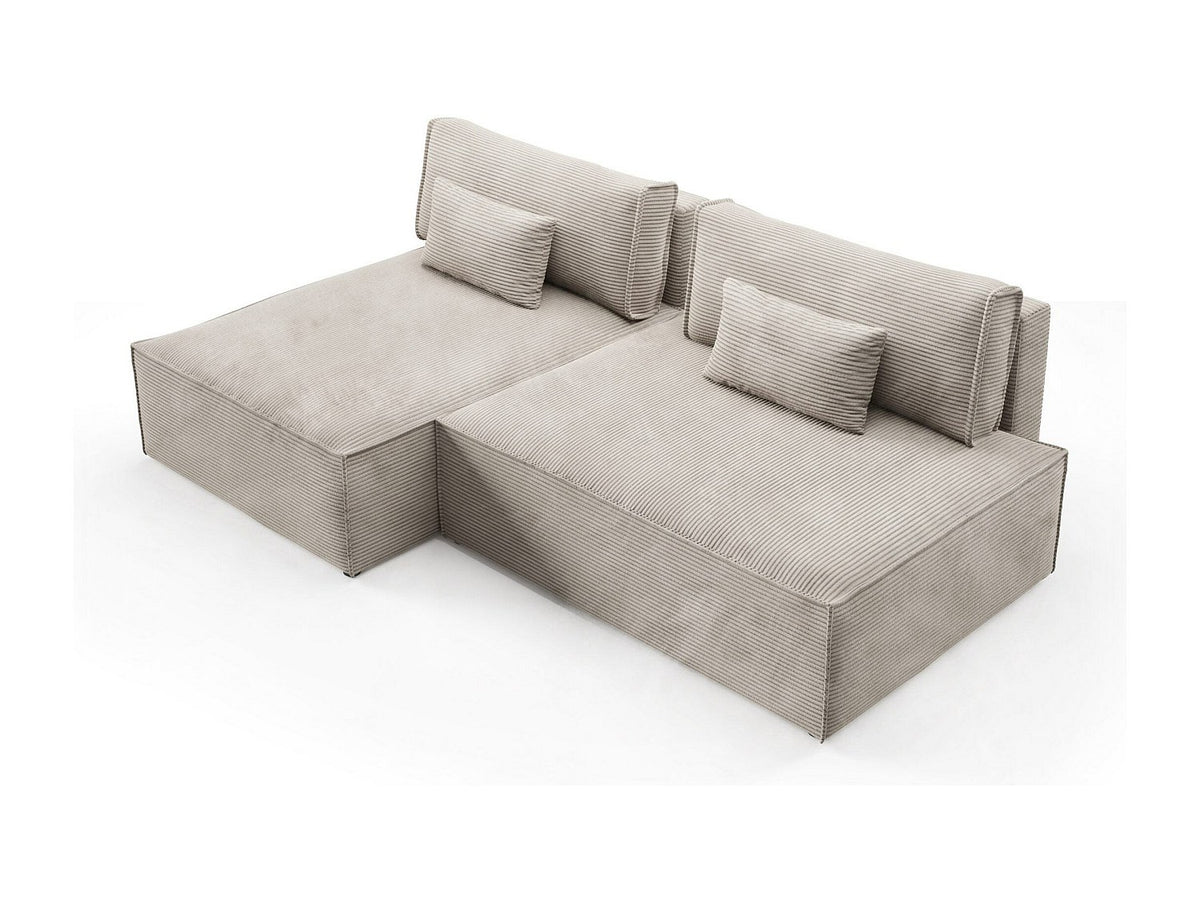 Canapé modulable jaune tissu