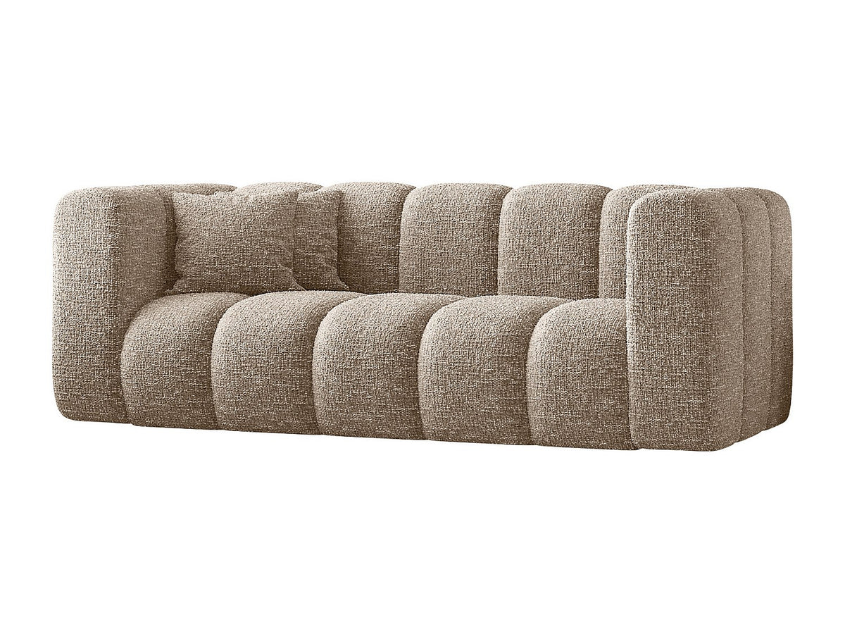 Canapé modulable beige tissu