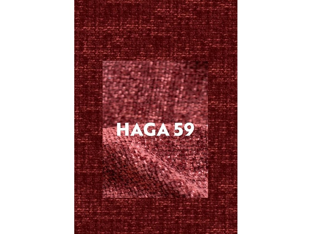 Canapé modulable rouge tissu