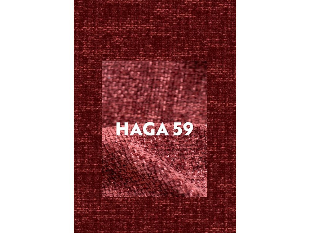 Canapé modulable rouge tissu