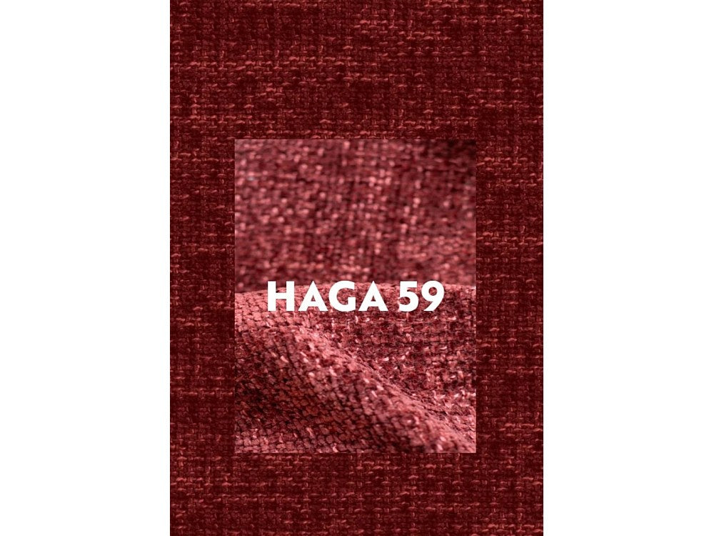 Canapé modulable rouge tissu