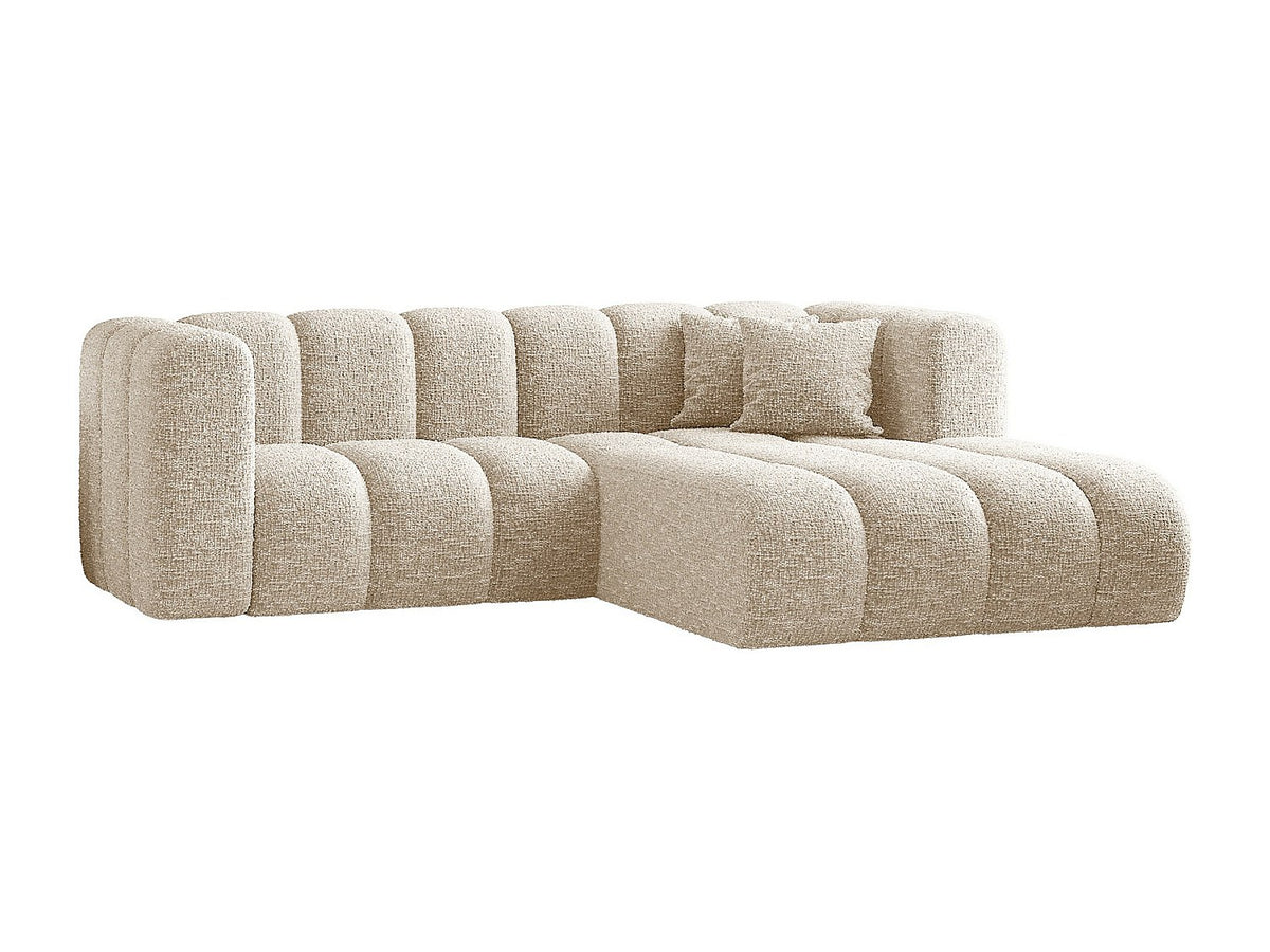 Canapé modulable beige tissu