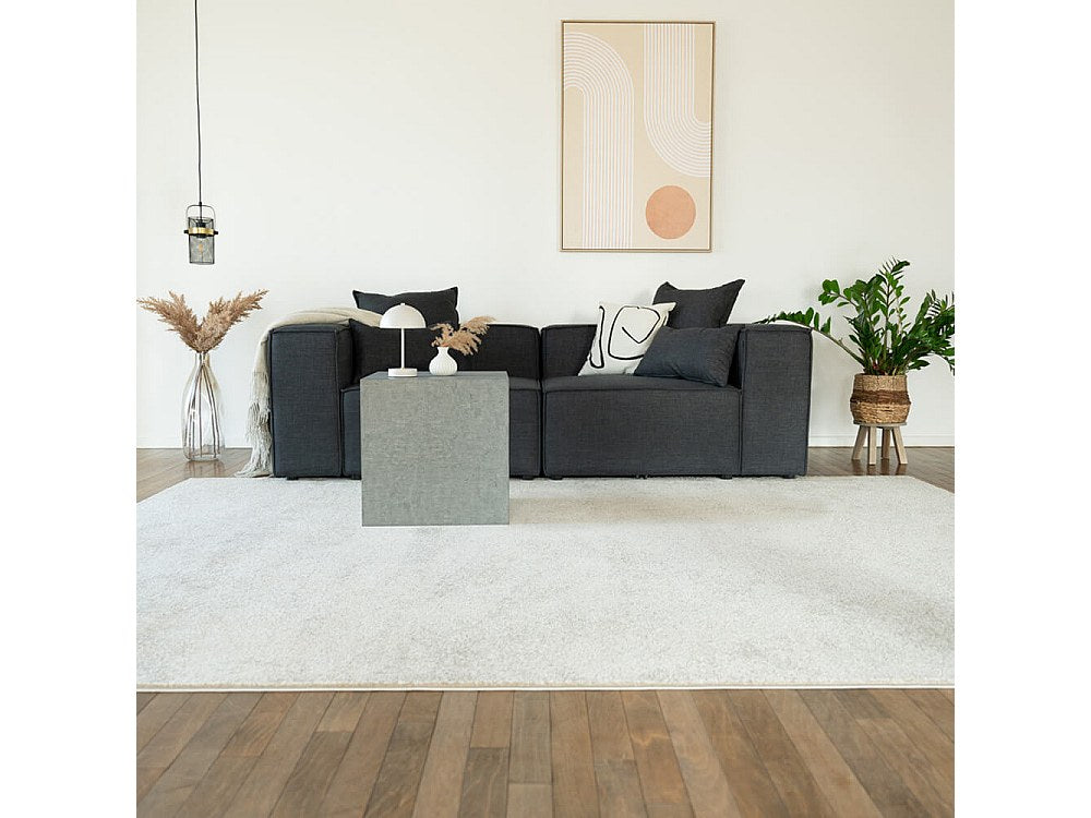 Canapé modulable gris tissu