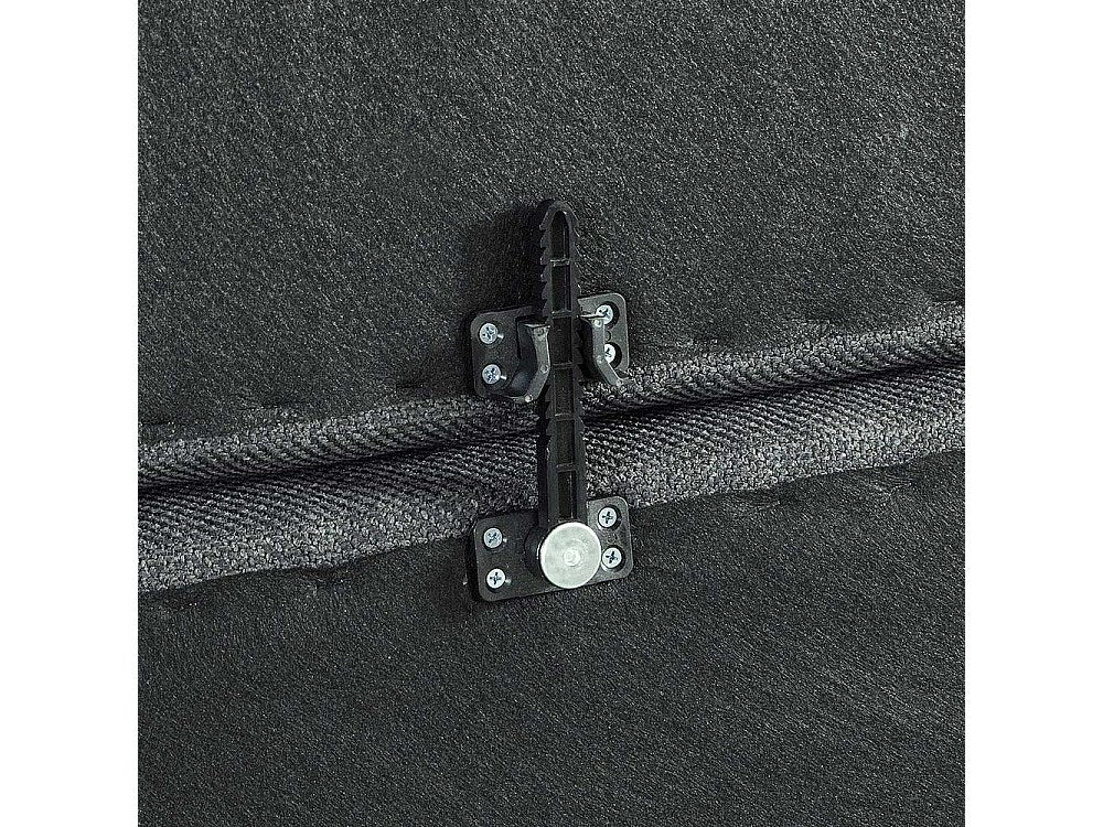 Canapé modulable gris tissu