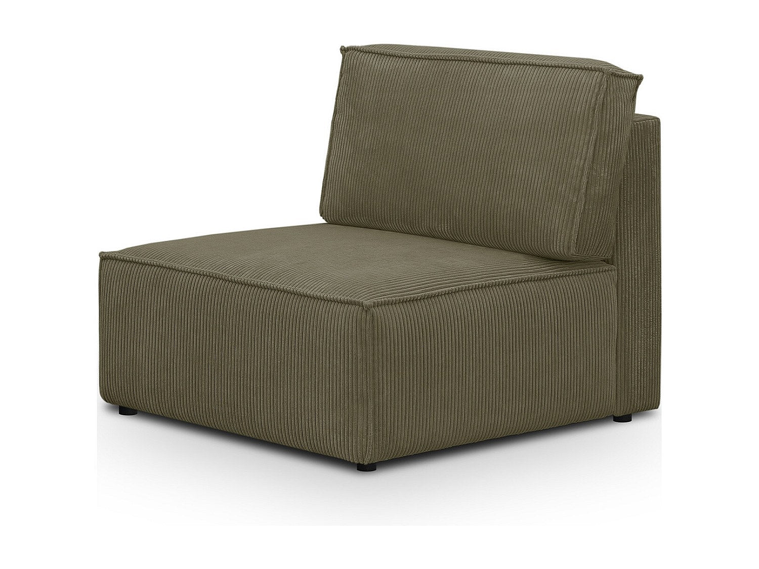 Chauffeuse modulable vert velours