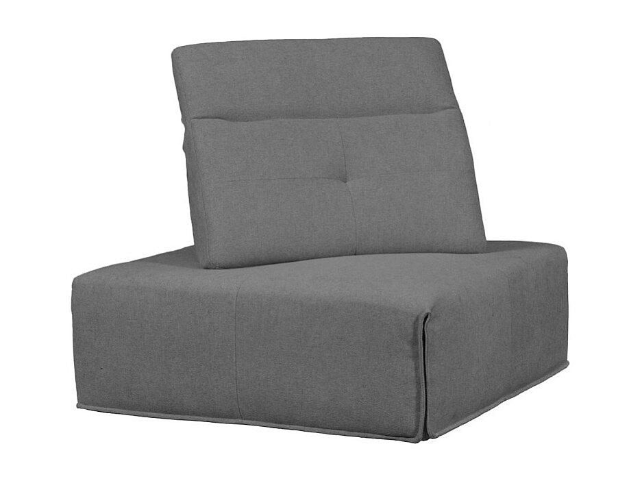 Angle pour canapé modulable gris tissu - Living